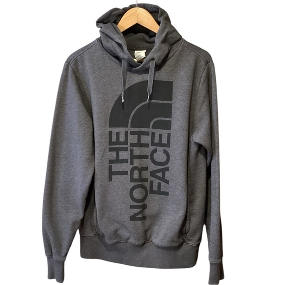 Men's Trivert Patch Pullover Hoodie by The North Face, Heather Gray, Small - Picture 12 of 12